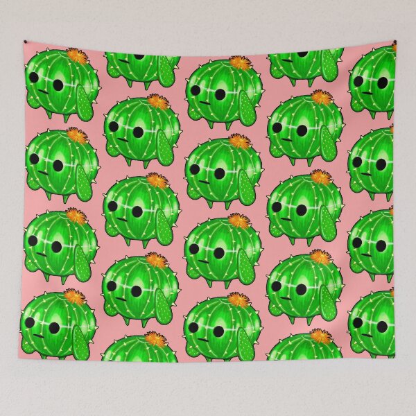 Item preview, Cute Cactus Creature – Kawaii Green Plant Character Art designed and sold by TheWitchCoven.