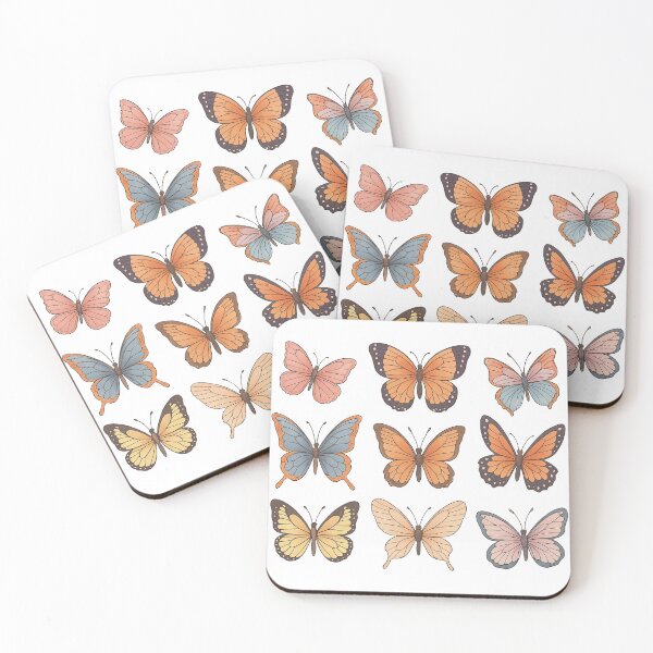Item preview, Watercolor Butterfly Species Collection in Pastel and Bold Tones designed and sold by ArtfulWeave.