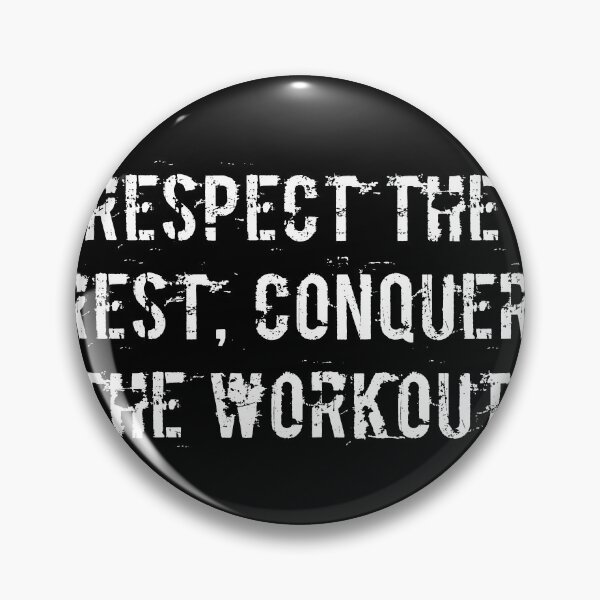 Item preview, Respect the Rest, Conquer the Workout designed and sold by Ninjacatoff.