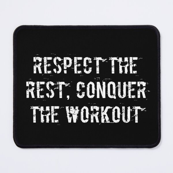Item preview, Respect the Rest, Conquer the Workout designed and sold by Ninjacatoff.