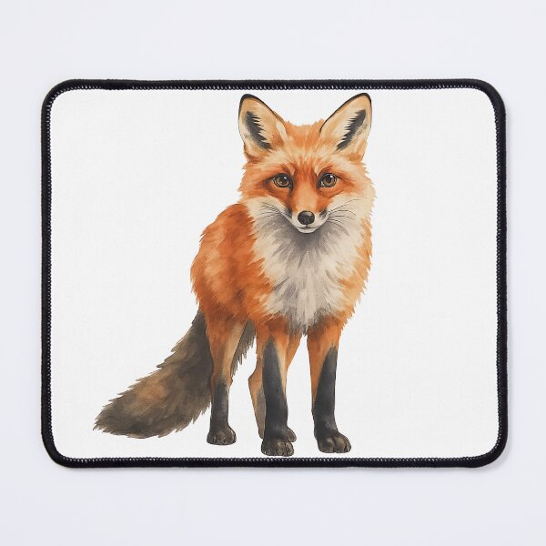 Artikelvorschau, Charmantes Rotfuchs-Aquarell-Waldtierporträt entworfen und verkauft von ArtfulWeave.