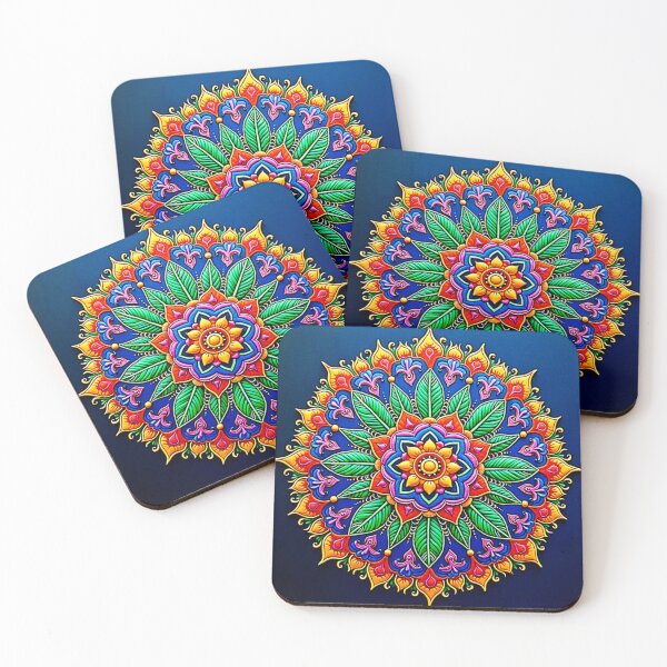 Item preview, Vibrant Mandala Artistry designed and sold by Health And Fitness Posts e-Store.