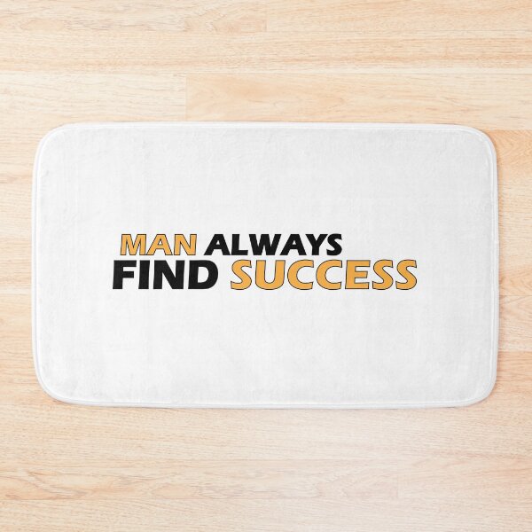 Item preview, man always finds success designed and sold by Positive Mindzet!.