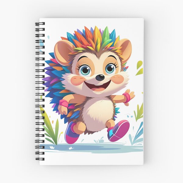 Item preview,  "Colorful Cartoon Hedgehog – Vibrant Cute Animal Art" designed and sold by Mateusz Olczyk.