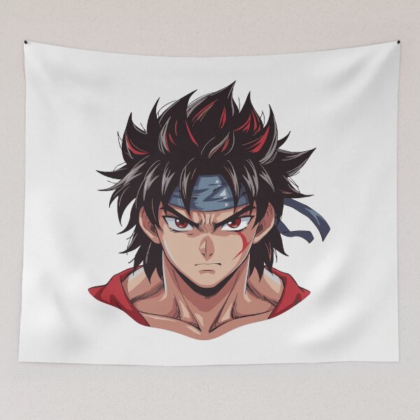 Item preview, Silent Strength Anime Warrior designed and sold by Flux print.