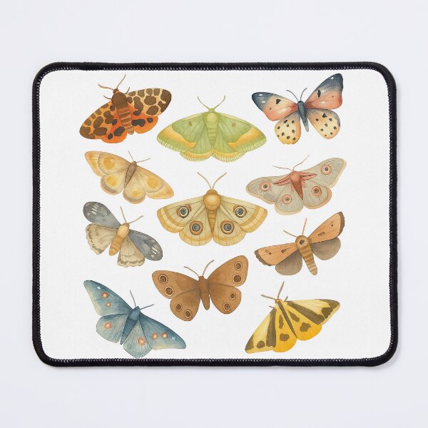 Item preview, Beautiful Moth Species Collection in Natural Colors designed and sold by ArtfulWeave.