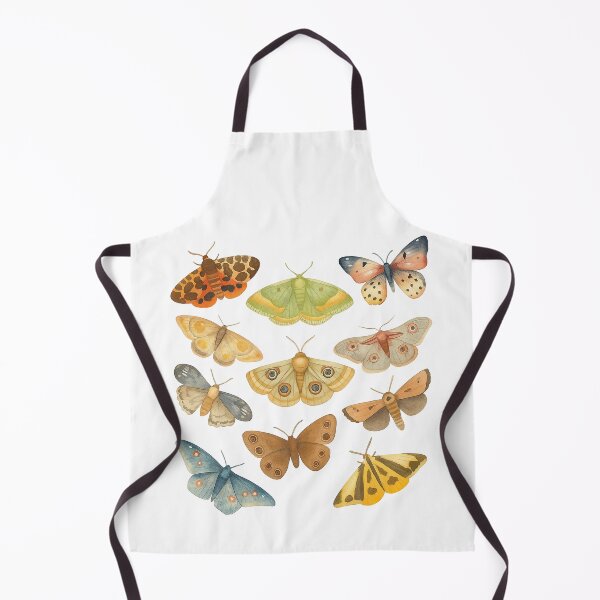 Item preview, Beautiful Moth Species Collection in Natural Colors designed and sold by ArtfulWeave.
