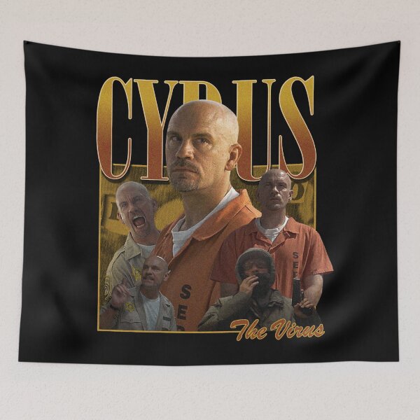 Item preview, Cyrus The Virus Vintage Retro Bootleg designed and sold by MadShroomPrints.