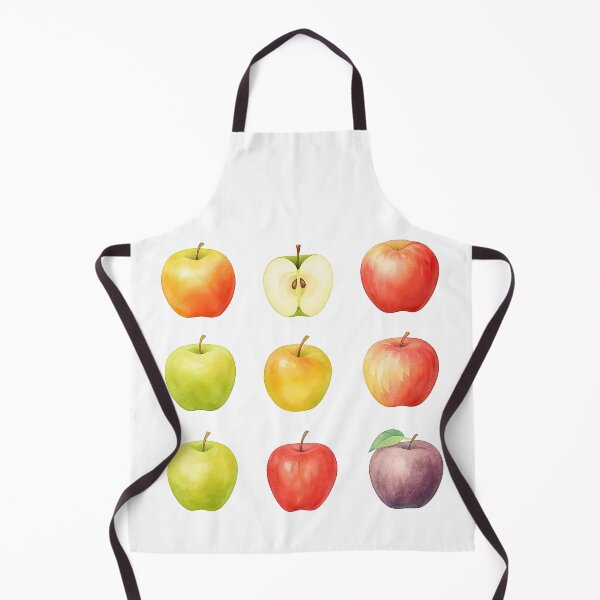 Item preview, Watercolor Apple Varieties Collection Fruit Illustration designed and sold by ArtfulWeave.