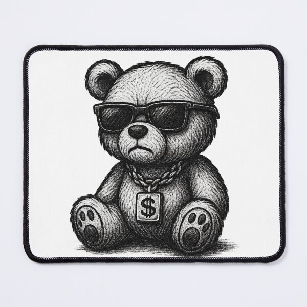 Item preview, Teddy in gangsta look designed and sold by Tuned Prints.