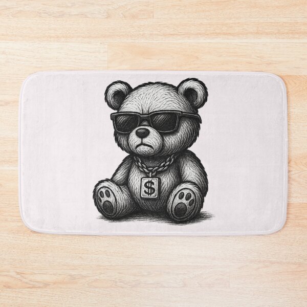 Item preview, Teddy in gangsta look designed and sold by Tuned Prints.