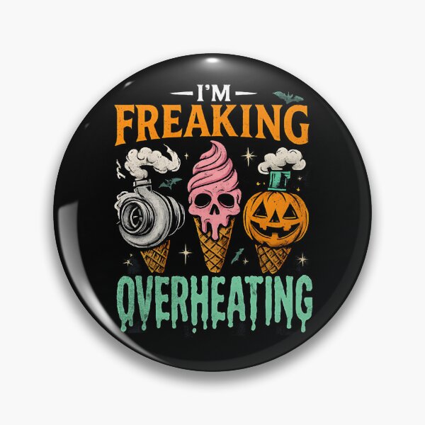 Item preview, I’m Freaking Overheating Funny Halloween Drag Racing designed and sold by CarantinedChaos.