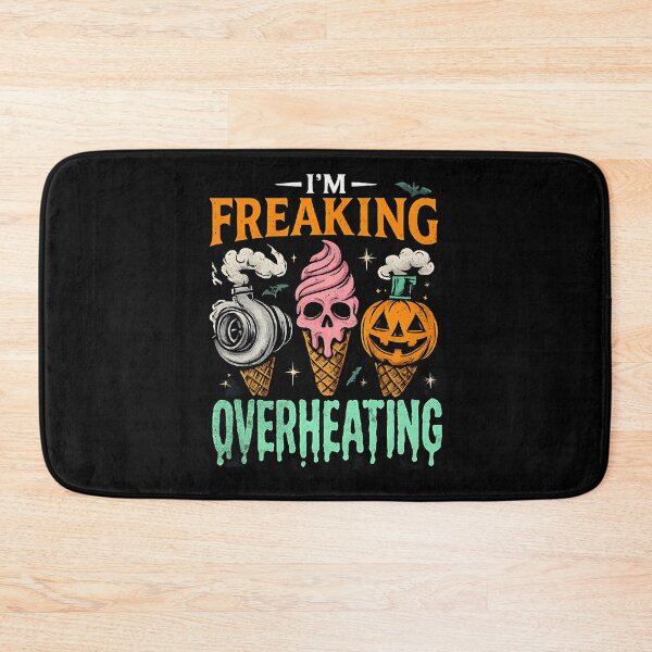Item preview, I’m Freaking Overheating Funny Halloween Drag Racing designed and sold by CarantinedChaos.