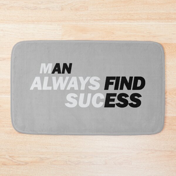 Item preview, man always finds success designed and sold by Positive Mindzet!.