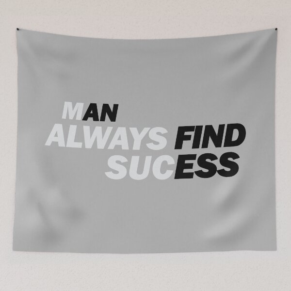 Item preview, man always finds success designed and sold by Positive Mindzet!.