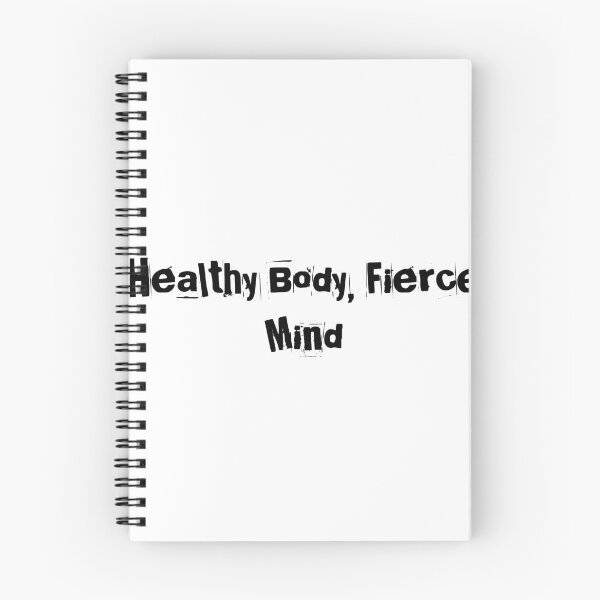 Item preview, Healthy Body, Fierce Mind designed and sold by Ninjacatoff.