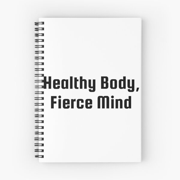 Item preview, Healthy Body, Fierce Mind designed and sold by Ninjacatoff.