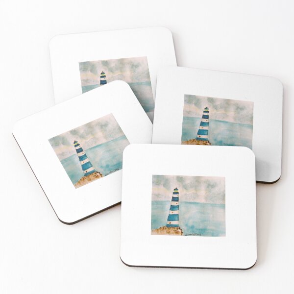 Item preview, Stormy weather Lighthouse original watercolor designed and sold by GwendolynLee.