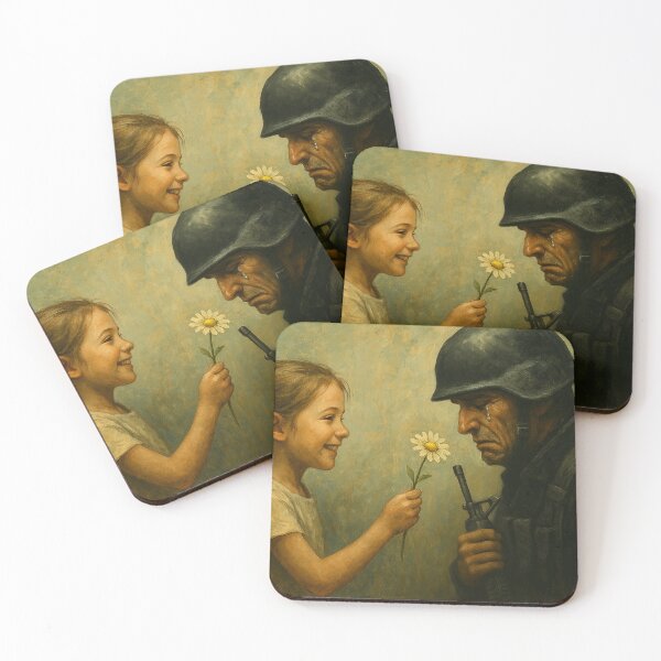 Item preview, Hope and Humanity – Girl and Soldier designed and sold by Nuvijo.