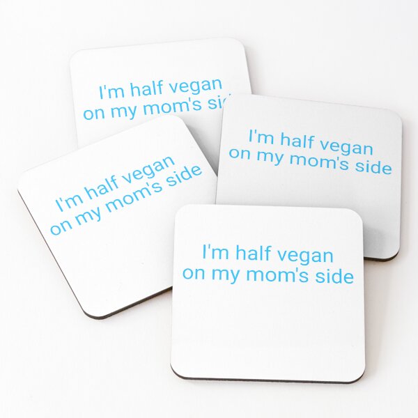 Item preview, I'm half vegan designed and sold by PhotonGhosts.