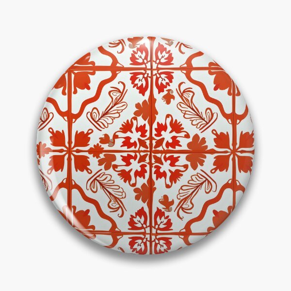 Item preview, Boho tile pattern in terracotta tones designed and sold by pASob-dESIGN.