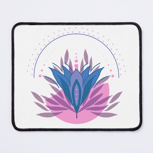 Item preview, Mystic Bloom Sunburst – Indigo & Orchid Boho Floral Design designed and sold by sutejarao.