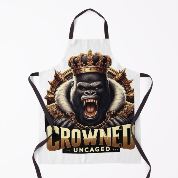 Item preview, Alpha Gorilla – Majestic Royal Ape with Crown & Bold designed and sold by UmcommonGoods.