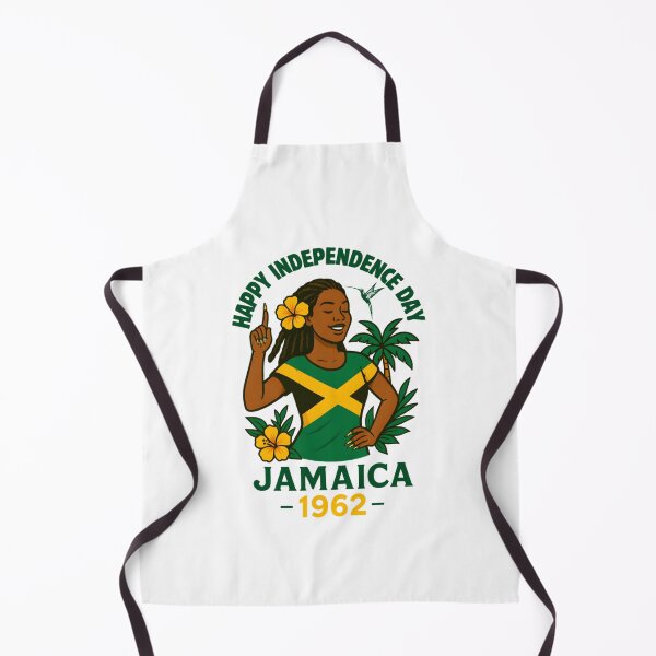 Item preview, Jamaican Woman Art – Independence Celebration with Flowers and Hummingbird – Island Pride designed and sold by tigger shop.
