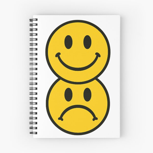 Item preview, Double Smiley Face – Happy & Sad Emotions designed and sold by Nuvijo.