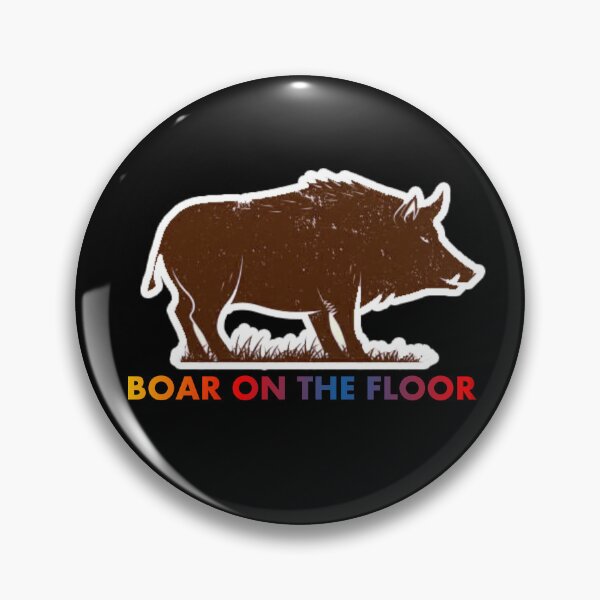 Item preview, Boar On The Floor designed and sold by ZooStateofMind.