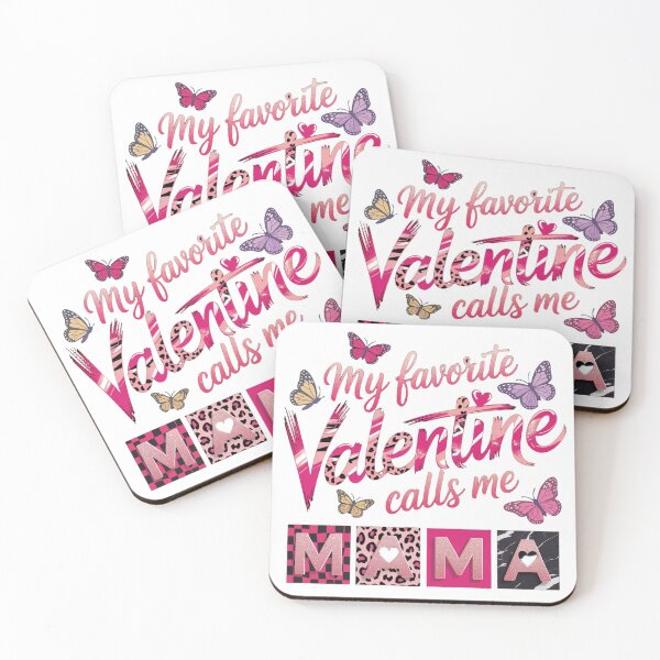 Item preview, My favorite Valentine calls me  designed and sold by PatchMerch.