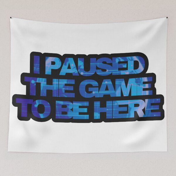 Item preview, I paused the game to be here designed and sold by designmari.