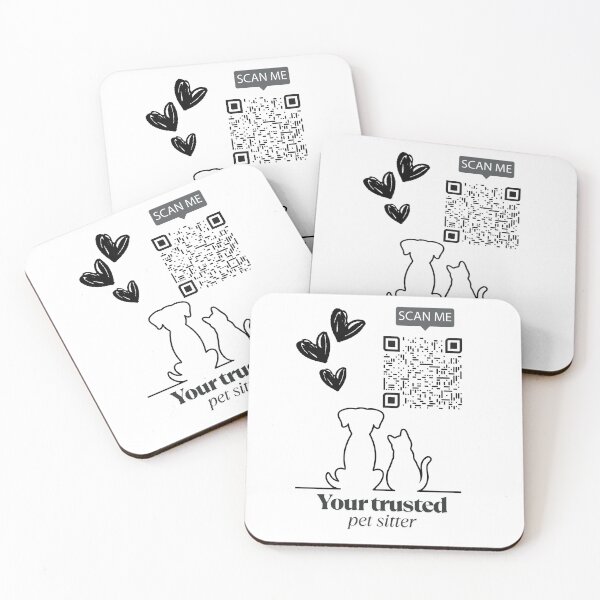 Item preview, QR Pet Sitter designed and sold by CRMServicesUK.