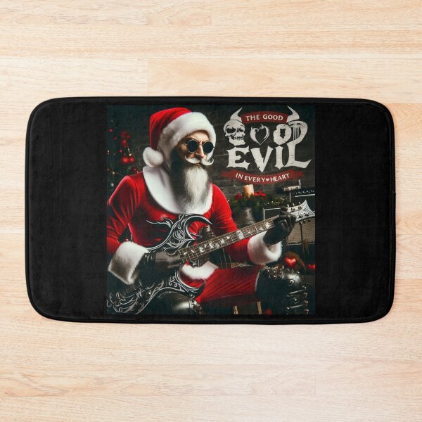 Item preview, Gothic Rock Santa Guitar Christmas designed and sold by Voodoo Store Paranormal Collections.