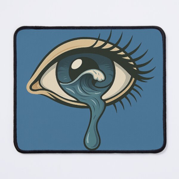 Item preview, Crying Eye with Ocean Wave – Emotional Design designed and sold by Nuvijo.