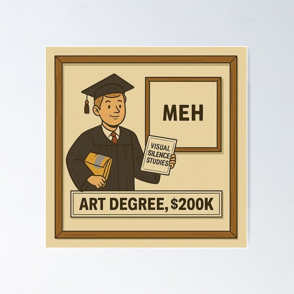 Item preview, Art Degree (Framed for Impact) designed and sold by CyangProduct.