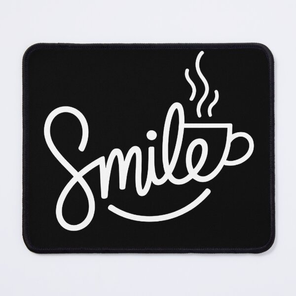 Item preview, Smile Coffee Cup Motivational Art designed and sold by AdibaArt.