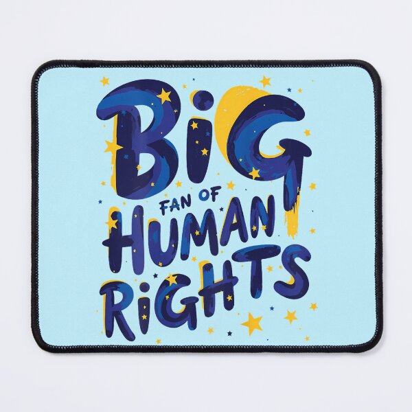 Item preview, Big Fan of Human Rights designed and sold by Alluka Brand.