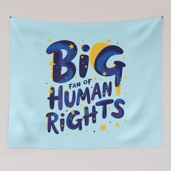 Item preview, Big Fan of Human Rights designed and sold by Alluka Brand.