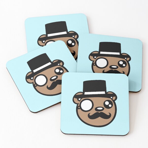 Item preview, Bear Sir Gentleman Mr. rich Monocle Glasses Top Hat designed and sold by shirt-o-mat.