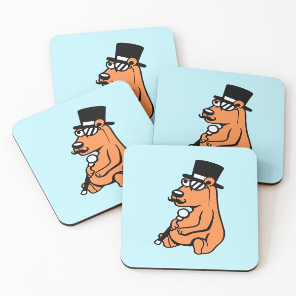 Item preview, Bear Sir Gentleman Mr. rich Monocle Glasses Top Hat designed and sold by shirt-o-mat.