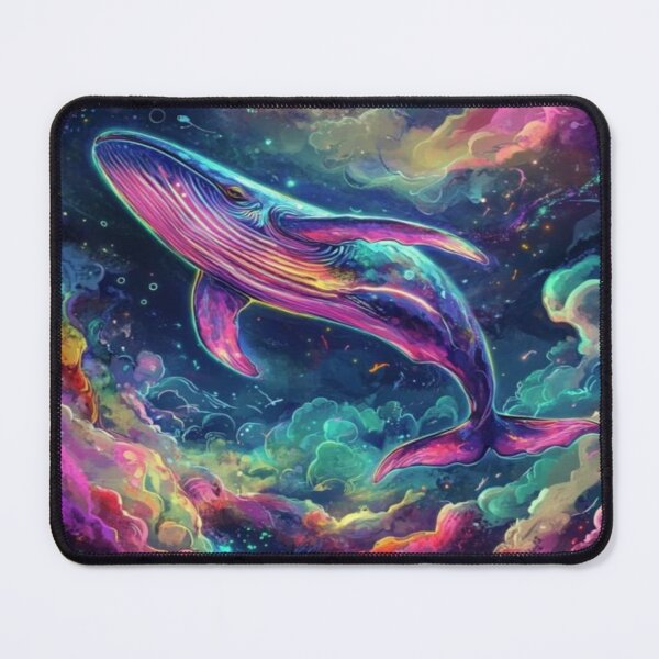 Item preview, cosmic whale nebula dream art work designed and sold by NivyasArtistry.