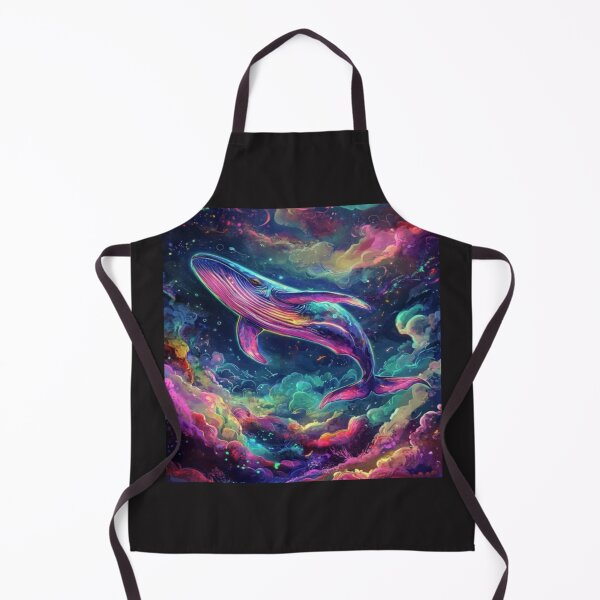 Item preview, cosmic whale nebula dream art work designed and sold by NivyasArtistry.
