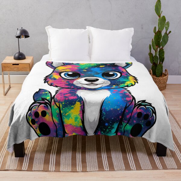 Item preview, Adorable puppy sitting pastel paint splatter designed and sold by jbfart.