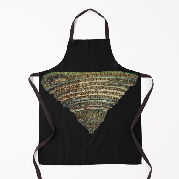 Item preview, Dante's Inferno, The Map of Hell by Sandro Botticelli designed and sold by UranianDreams.