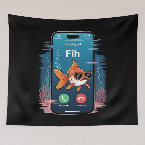 Item preview, Fih Meme Shirt designed and sold by Redgiant87x.