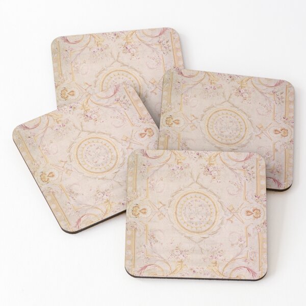 Item preview, Antique French Aubusson Rug Print designed and sold by Vicky Brago-Mitchell®.