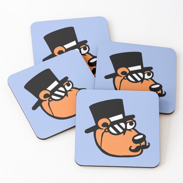 Item preview, Bear Sir Gentleman Mr. rich Monocle Glasses Top Hat designed and sold by shirt-o-mat.