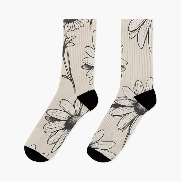 Item preview, Romantic daisy blooms in warm beige tones. designed and sold by MissYouONLY.