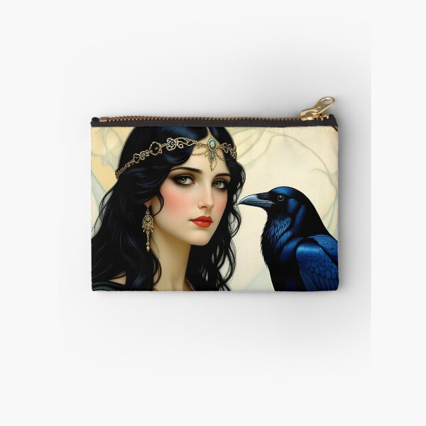 Item preview, Goddess Morrigan with Raven. designed and sold by SoniaSarkali.